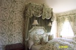 Queen Bed Canopy with Matching headboard and Duvet