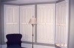 Raised Panel Bi-Fold Double Hung-Traditional Shutter