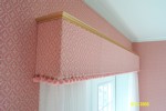 Upholstered Cornice with Decorative crown mold